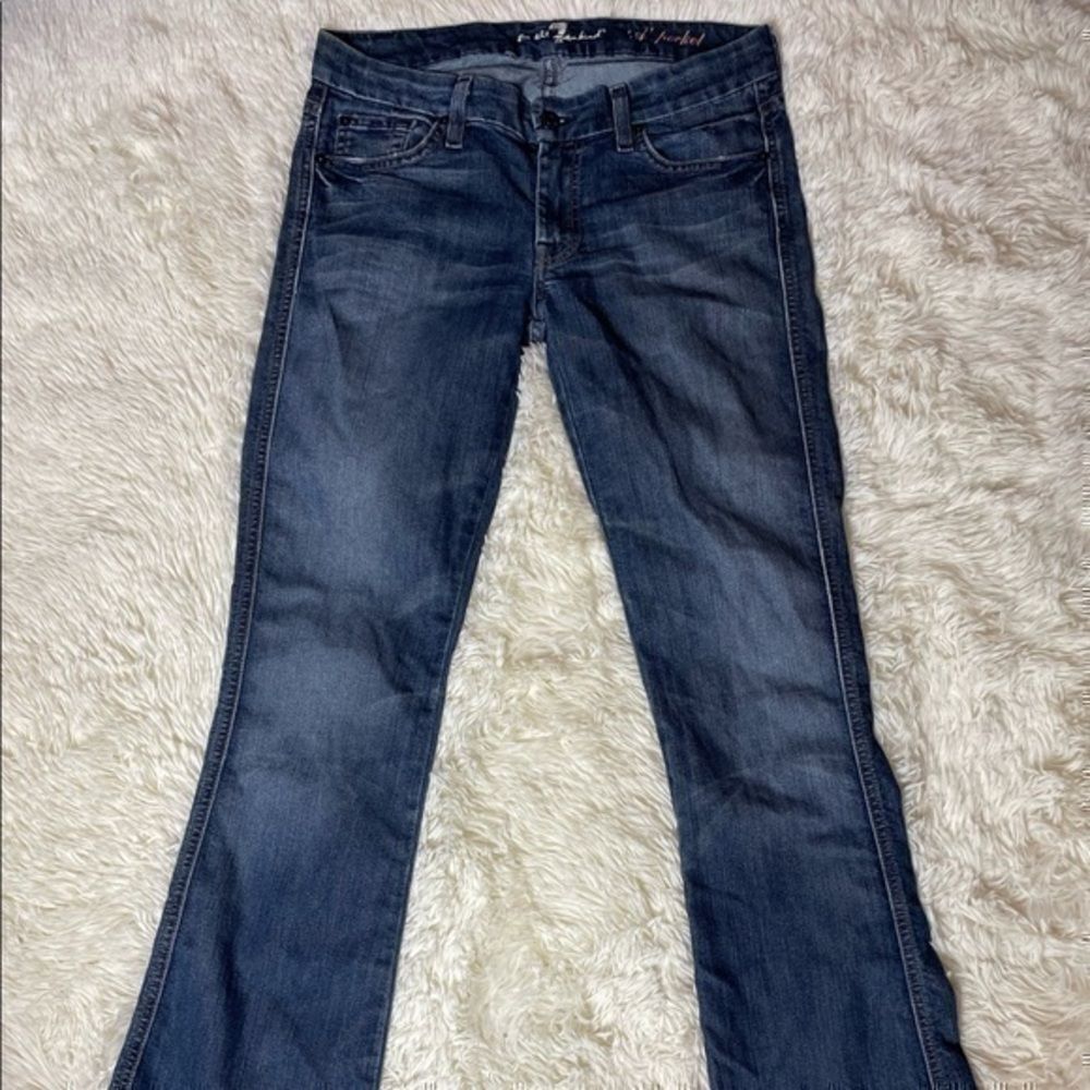 7 for All Mankind A Pocket Flare Jeans size 28